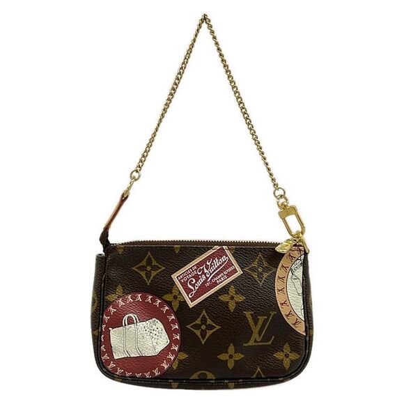 Louis Vuitton Handbag Monogram Mini Pochette Accessoire Monogram Patch M95804 - - Picture 3 of 12